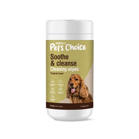 Pet S Choice Soothe Cleanse Cleaning Wipes Nutravet