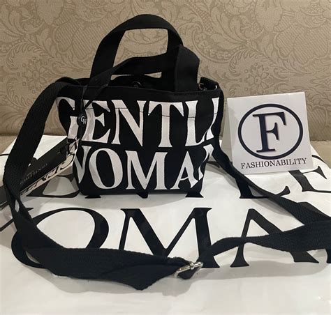 GW Gentlewoman Micro Canvas Tote Black On Carousell