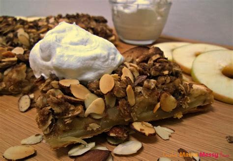 Creative Mama Messy House Easy Peasy Apple Tart With Almond Oatmeal