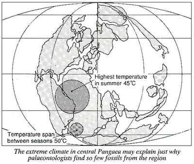 Pangaea Climate Map