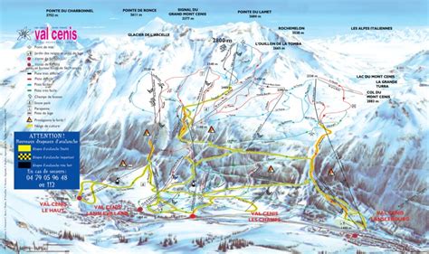 Plan Piste Val Cenis