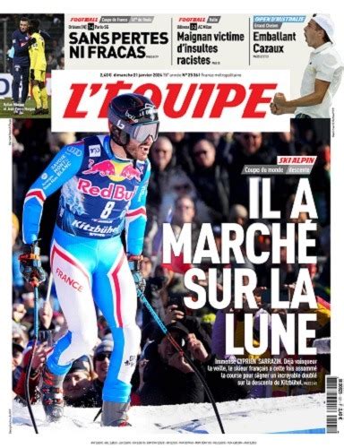 L Equipe Du Dimanche Janvier T L Charger Des Magazines