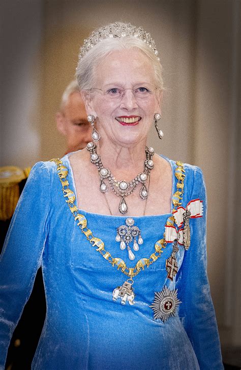 Photo La Reine Margrethe Ii De Danemark D Ner De Gala Au Ch Teau De