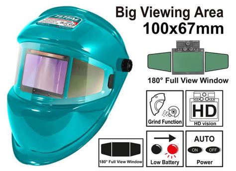 Total Auto Darkening Welding Helmet Tsp9103