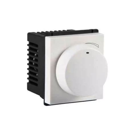 Havells Crabtree Murano Fan Regulator 1M 4 Step Support Modules White