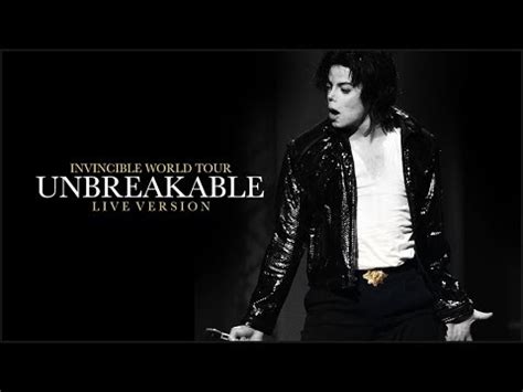 UNBREAKABLE Live From Invincible World Tour 2002 Michael Jackson