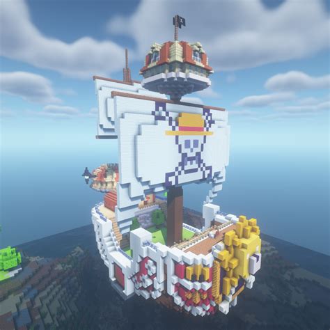 Minecraft Big Builds Thousand Sunny One Piece Minecraft Project The