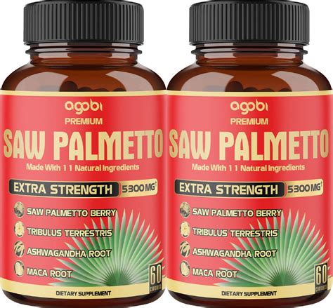 Amazon Packs Counts Months Saw Palmetto Capsules Mg