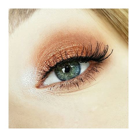 Copper Orange Eye Makeup Created Using The Morphe O Eyeshadow Palette