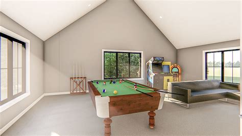 Modern Farmhouse Plan with Courtyard Entry Garage - 62787DJ ...