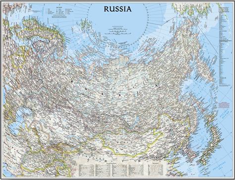 Изготовление карты России с федеральными округами - MAPPRINT