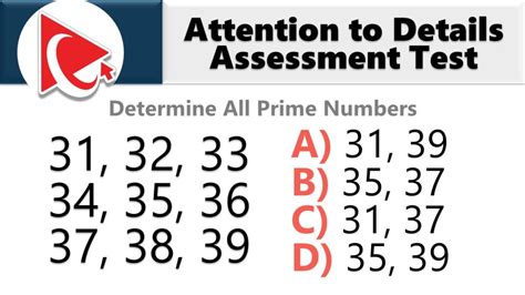 How To Pass Attention To Details Assessment Test Practice Assessment