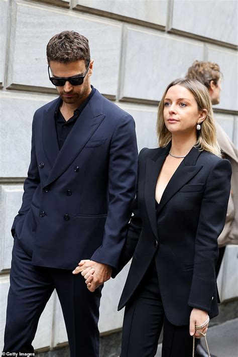 Theo James And Wife Ruth Kearney Put On A Sophisticated Display At The