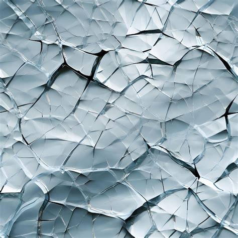 Premium AI Image | Cracked Ice Texture