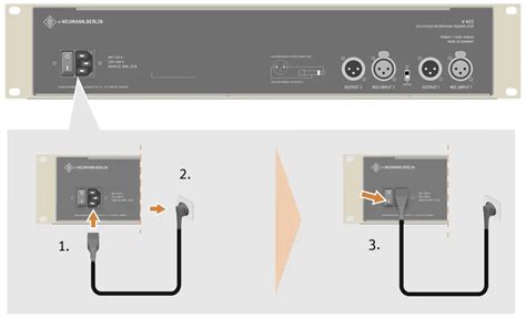 NEUMANN 2 CH Microphone Preamplifier V 402 User Guide