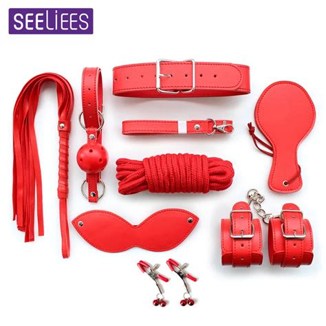 Bdsm Bondage Adult Game Sex Bandage Nipple Clamps Sex Tools Kit Leather