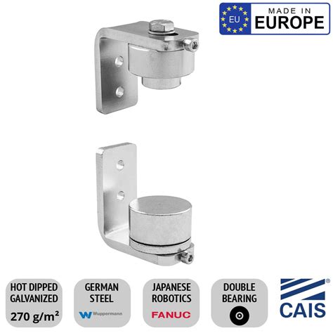 Kg Dual Bearing Hinge Set Single Swing Gate Galvanised Adjustable