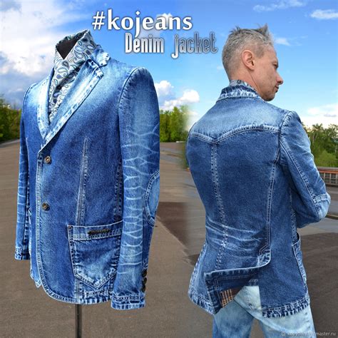 Пиджаки мужские: Пиджак джинсовый. в интернет-магазине на Ярмарке ...