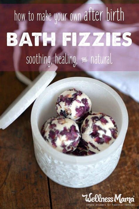 Healing Bath Fizzies Recipe For Postpartum Recovery Wellness Mama