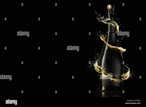 New Year Celebration with champagne Stock Photo - Alamy