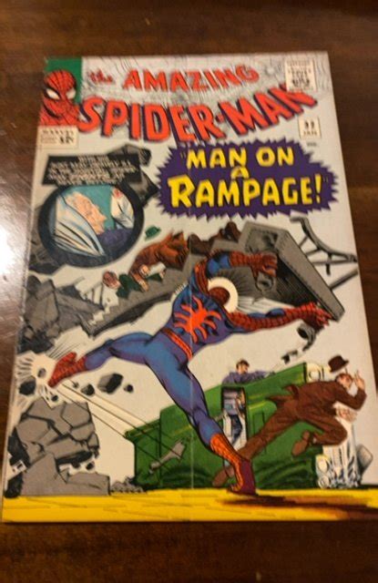 The Amazing Spider Man A Man On A Rampage Sub Crease Comic