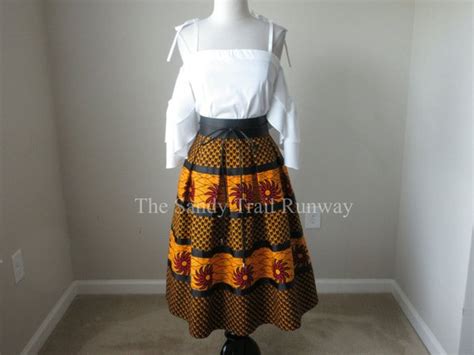 Ankara Skirt African Print Skirt Floral Print Skirt Mixed Print