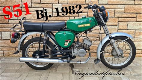 Originallackfetischist Simson S B Baujahr Youtube