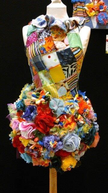 Pin By Patricia Moreno On Patchwork Funky Dresses Recycled Dress