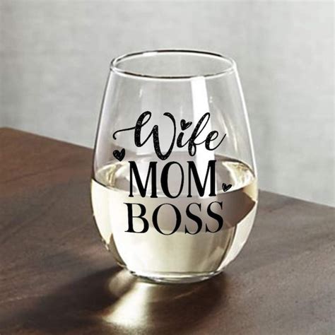 Mom Tumbler Glass Etsy