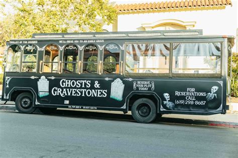 San Diego Ghosts And Gravestones Trolley Tour Getyourguide