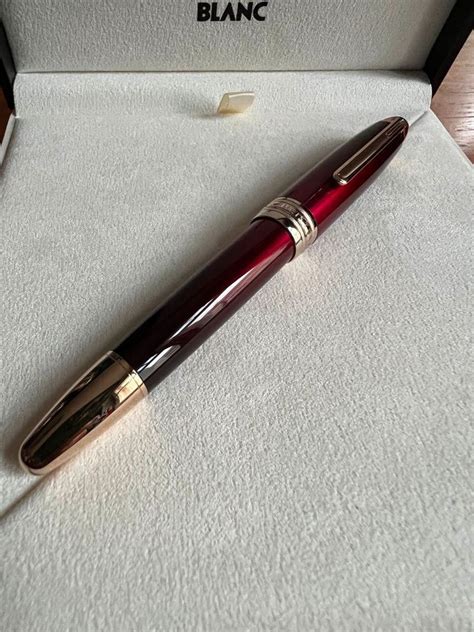 Montblanc Solitaire Calligraphy Burgundy Lacquer Le Grand Neu In Berlin