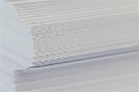 Papel Blanco En Blanco Para Escribir E Imprimir Textos El Papel De