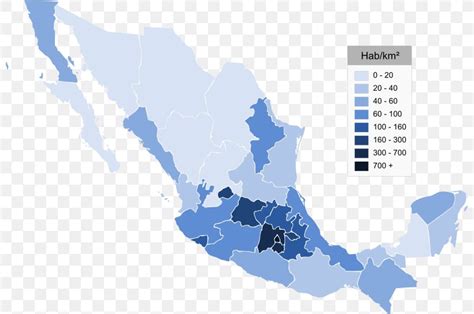 Mexico City Map United States Population Density, PNG, 800x544px ...