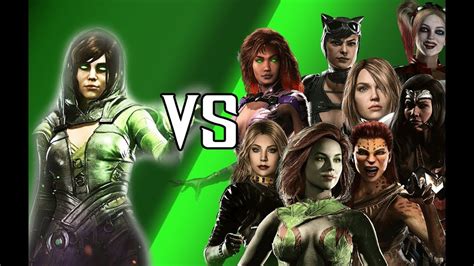 Injustice Enchantress Vs The Girls All Intro Dialogues Youtube