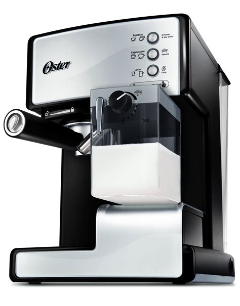 Oster Prima Latte Cafetera Espreso Con Tratamiento De Leche 15 Bares