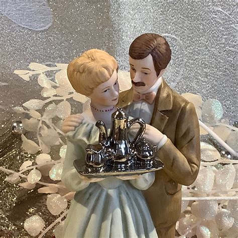 1983 Enesco Treasured Memories Porcelain Figurine Twenty Five Years