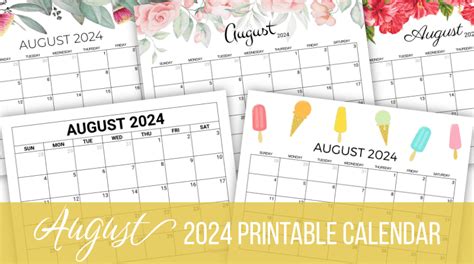 Homemade Gifts Made Easy August 2025 Calendar Fiann Jeralee