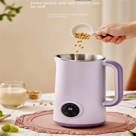 New Ml Mini Soybean Milk Machine Automatic Heating Food Blender