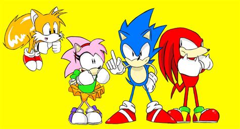 Sonic/Tails Knuckles Amy Rose