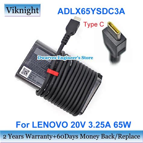 Genuine ADLX65YSDC3A 20V 3 25A AC Adapter 65W ADLX65YSLC3A For LENOVO