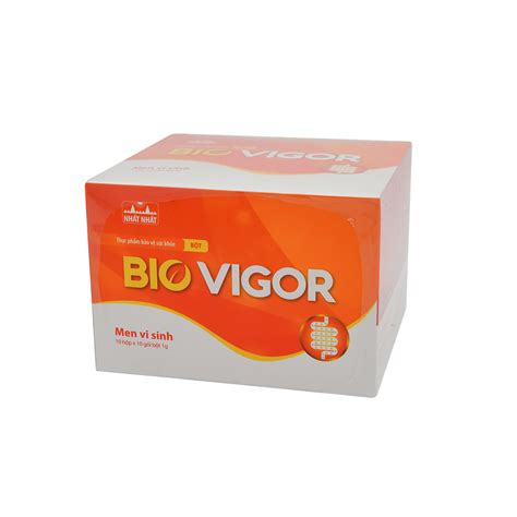 Men Vi Sinh Bio Vigor Hộp 10 Gói X 1g Nhất Nhất Cevpharma Ghch Kim