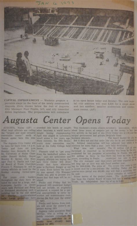 History — Augusta Civic Center
