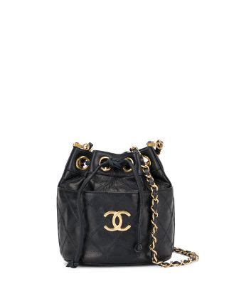 Chanel Pre Owned Cosmos Quilted Cc Logos Chain Shoulder Bag Farfetch