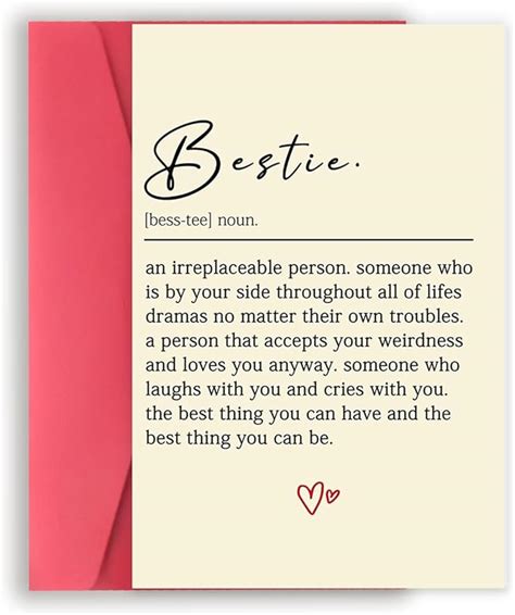 Amazon Missonemi Happy Bestie Birthday Card For Women Funny