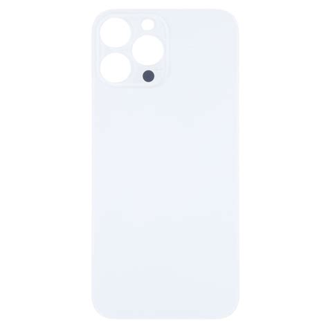 Easy Replacement Big Camera Hole Glass Back Battery Cover For Iphone 14 Pro Max White