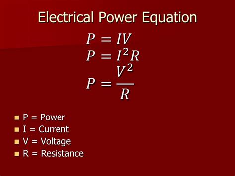 PPT - Electrical Power PowerPoint Presentation, free download - ID:2412197