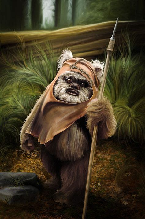 Pin By Elan Fulton On Peachy Cheeks My Daughter Ewok Star Wars Art