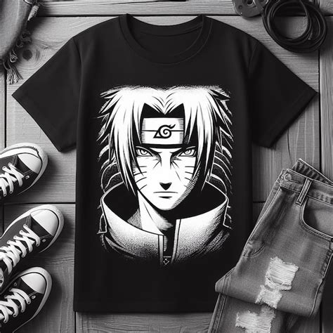 Premium Psd Naruto T Shirt Design