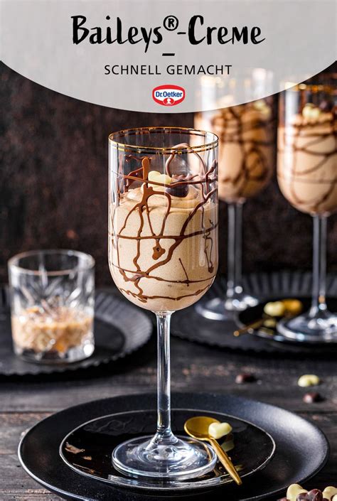 Baileys Creme Rezept Dr Oetker Rezept Dessert Rezepte Leicht