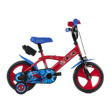 Paniate Bicicletta Spiderman Da 12 Pollici